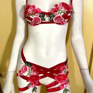 Floral detail cut out lingerie BRAND NEW
